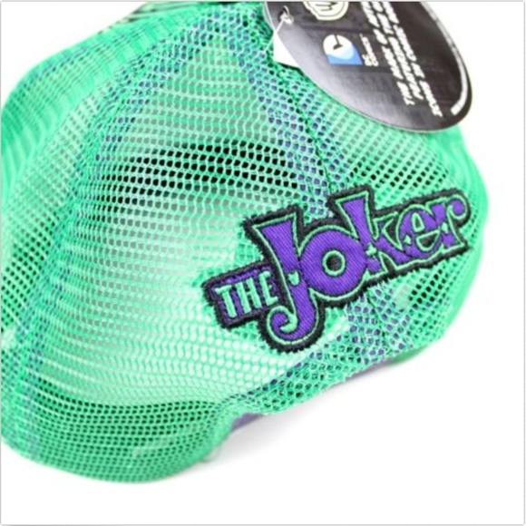 Batman Joker Snapback DC Comic Graphic Trucker Hat - Picture 3 of 6